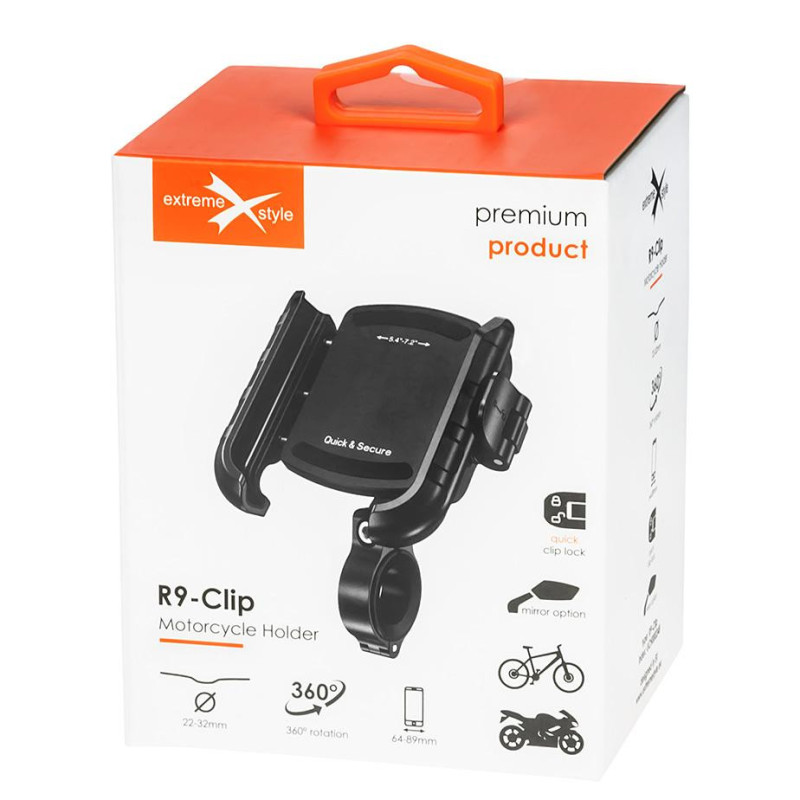 Uchwyt do roweru i motocykla na telefon  - R9-clip