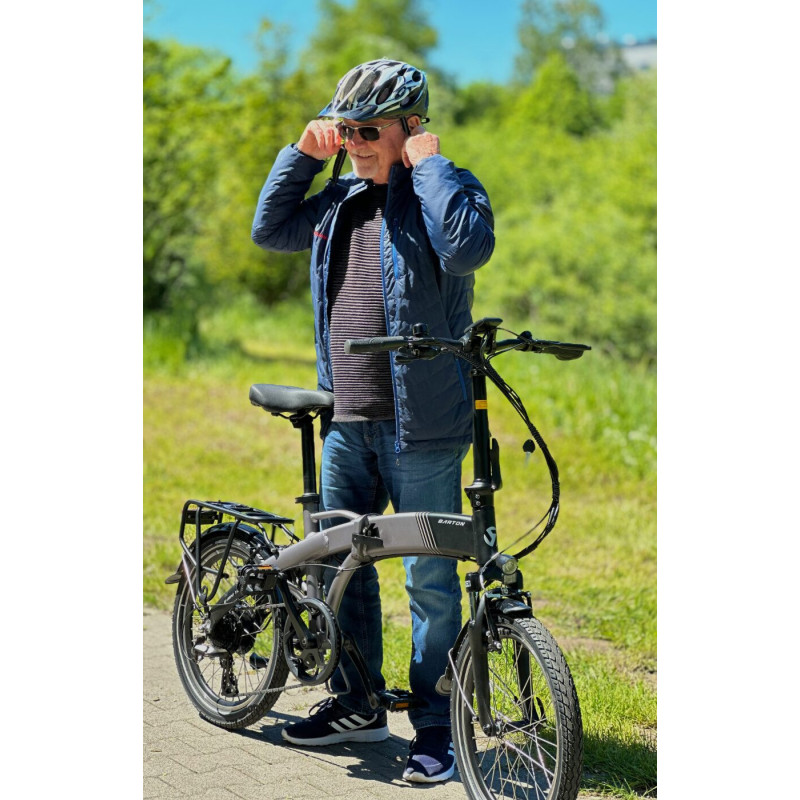 Dobrej jakości składany rower elektryczny - Barton Łódź