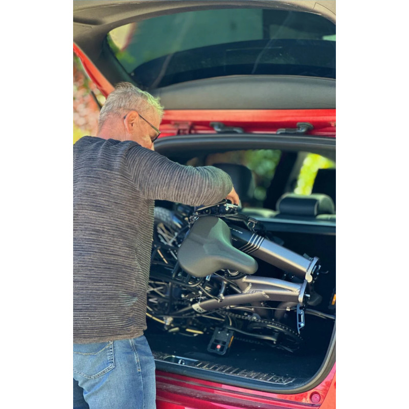 Dobrej jakości składany rower elektryczny - Barton Łódź