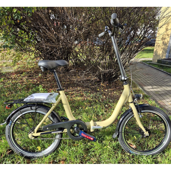 Lekki komfortowy rower składany na kołach 20"