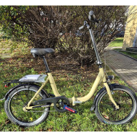 Lekki komfortowy rower składany na kołach 20"