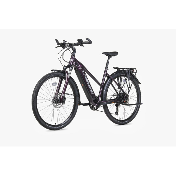 Rower elektryczny Unibike Falcon damski e-bike z wyposażeniem